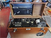 Sanborn Twin beam Electrocardiograph in Wood Case