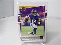 Justin Jefferson 2020 Donruss Rated Rookie Canvas