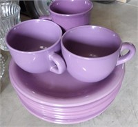Misc Purple Cups and Plates