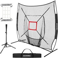 7'7' BaseGoal Baseball Net with Batting Tee