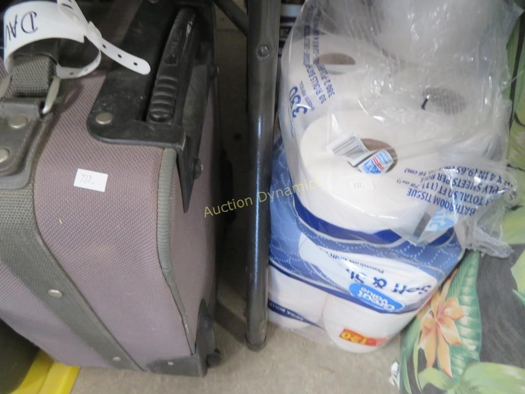 Carryon Bag and Toilet Paper