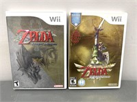 Set Of 2 Nintendo Wii Games - The Legend Of Zelda