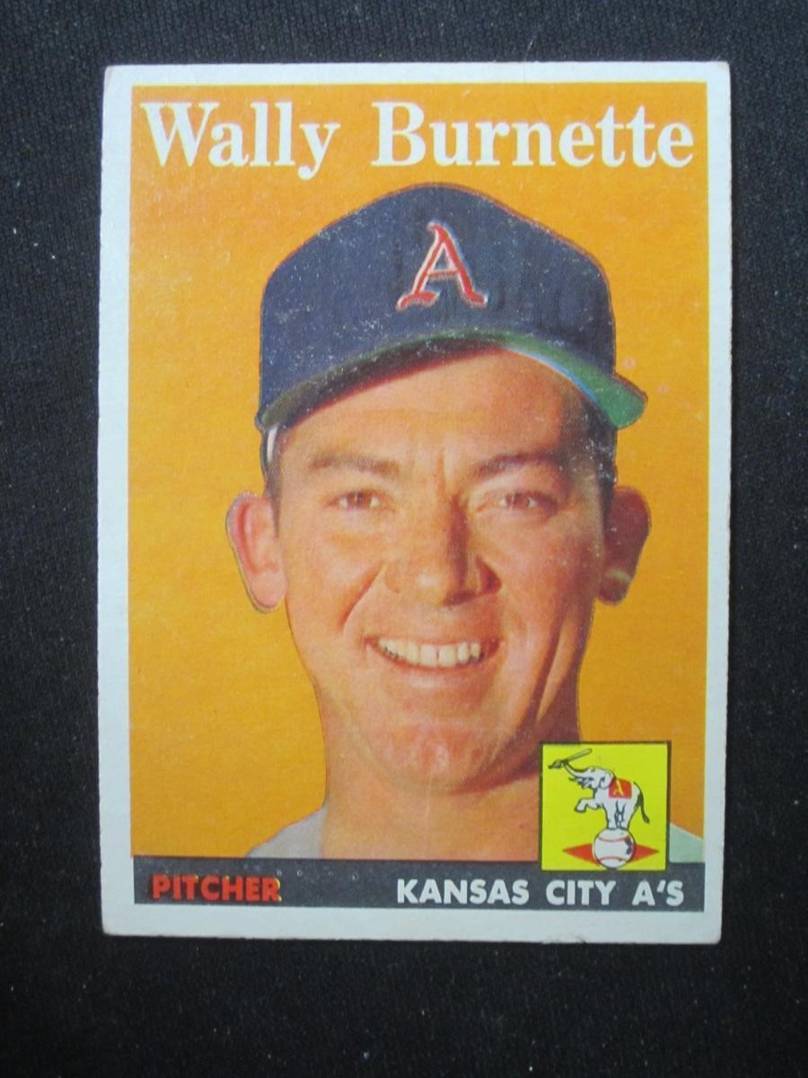 1958 TOPPS #69 WALLY BURNETTE ATHLETICS