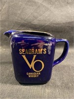 Vintage Seagram's VO Whiskey Water Jug 4.5"H x