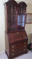 Cherry Inlaid Secretary-Hickory Chair Furniture Co