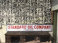 10' Porcelain Standard Motor Oil Sign