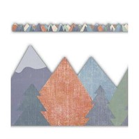 TCR9147 35ft Moving Mountains Die-Cut Border Trim
