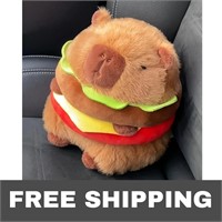 NEW Capybara Plush Toy In The Shape of a Hamburger