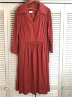 VINTAGE LAURA-GENE FASHIONS POLYESTER DRESS