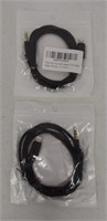 New - 2 Pack - Lightning to 3.5mm AUX Audio Cable