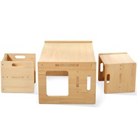 *GKOKG Montessori Weaning Table and Chair Set - Wo