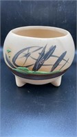 Vtg Betty Selby Signed & Numbered Footed Vase