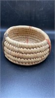 Handwoven Native American Coil Basket