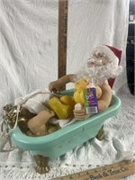 Bath Tub Santa Claus