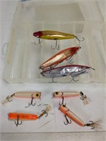 Plastic Case w/ Rattling Chug Bugs & More Lures