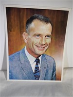 Original NASA 1960s Deke Slayton auto-penned photo