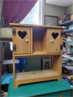 Heart Pine 2 Door Cabinet Stand