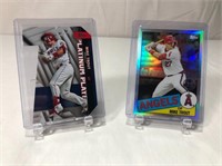 2 - Mike Trout SSP Insert Baseball Cards
