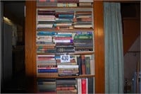 5 SHELVES OF BOOKS ASSORTED TITLES & AUTHORS