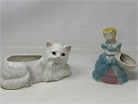 Vintage EO Brody, cat planter, Japan and