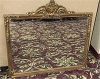 Antique Gilded Wood Wall Mirror