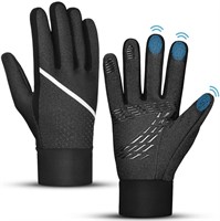 P3835  Vbiger Winter Gloves XL, Windproof Touch Sc