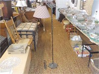 Vintage iron floor lamp