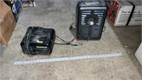 Battery charger, portable heater both untested