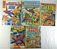 (5) MARVEL COMICS SPIDER-MAN & KA-ZAR