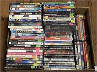 LARGE BOX OF DVD MOVIES INCLUDING THE INCREDIBLE
