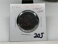 1888 CANADIAN LARGE CENT COIN