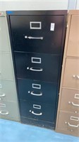 Four drawer metal filing cabinet 26 1/2 x 18 x 52