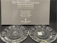 Waterford Mellinium Plates (2) with the 5 New