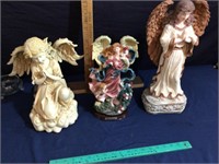 3 angel figures