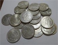 (20) higher Grade 1921 Morgan Silver Dollars