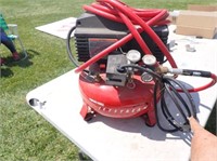 Porter Cable Pancake Air Compressor w/Hose &