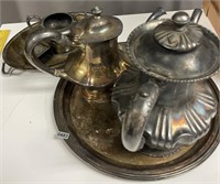 Lot Of Misc. Silverplate Items