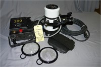 5600K Joker 200 with Barndoors; (2) Lenses; Ballas