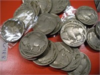 25-Buffalo Nickels