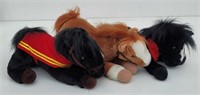 (2) Wells Fargo Ponies Stuffed Toys: Mike & Al