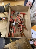 Various clamps, 10 spring clamps