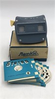 Meopta Meoskon Stereo Slide Viewer W/ 13 Slides