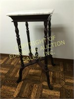 MARBLE TOP VICTORIAN TABLE / FERN STAND