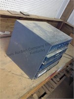 Metal sliding toolbox