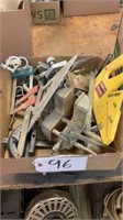 Clamps, guide master, shackles, job weld,