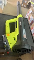 RYOBI Lithium Battery Operated Blower, does power