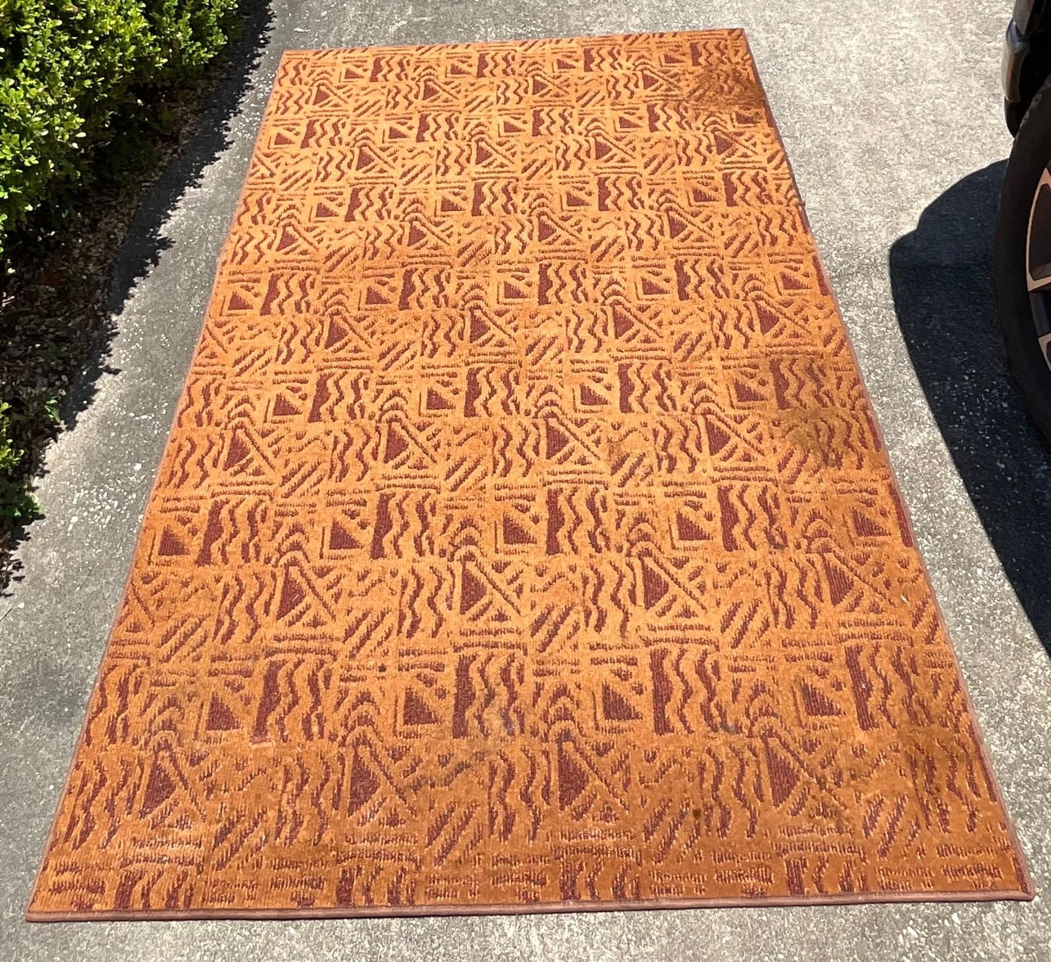 Large Brown Sectional Rug See All Pics