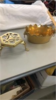 Lot of Decorative Brass 2 Pieces