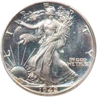 50C 1942 PCGS PR67 CAC