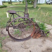 Vintage Horse-Drawn Planter